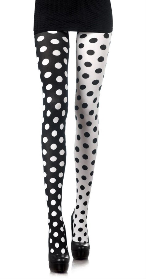collants à pois