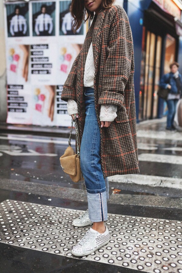 collant motif pied de poule