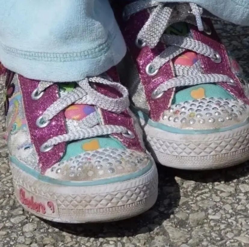 Kids sneakers aesthetic
