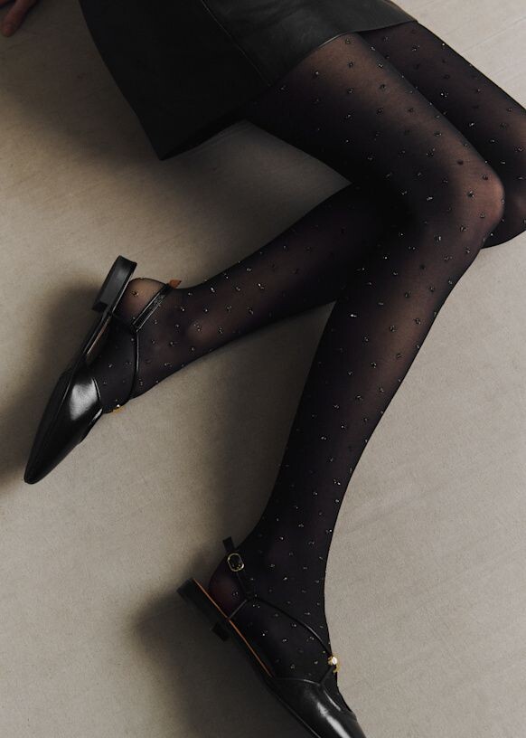 collants à pois