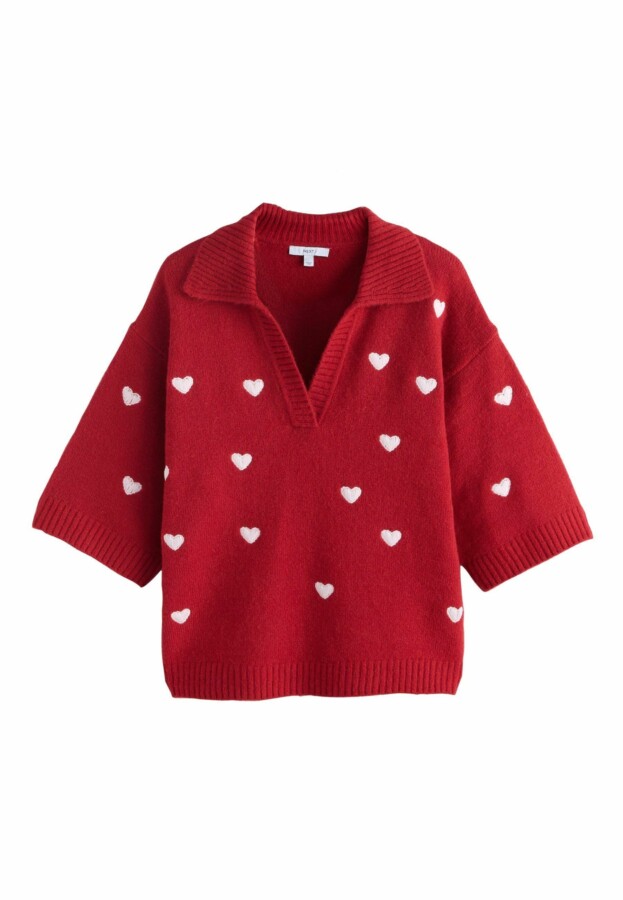 Pull brodé Amour femme