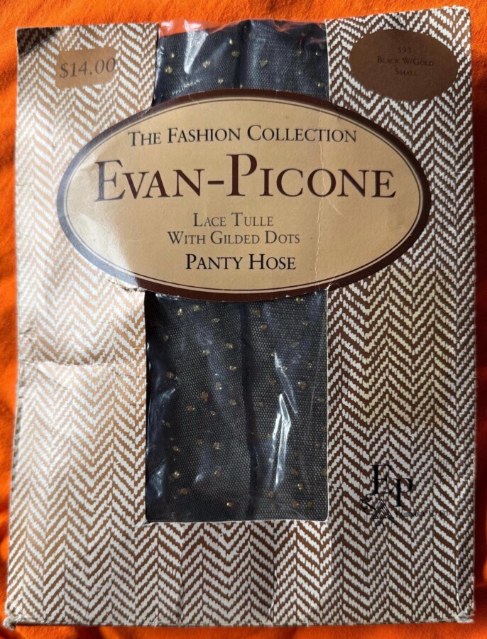 Collants à pois vintage