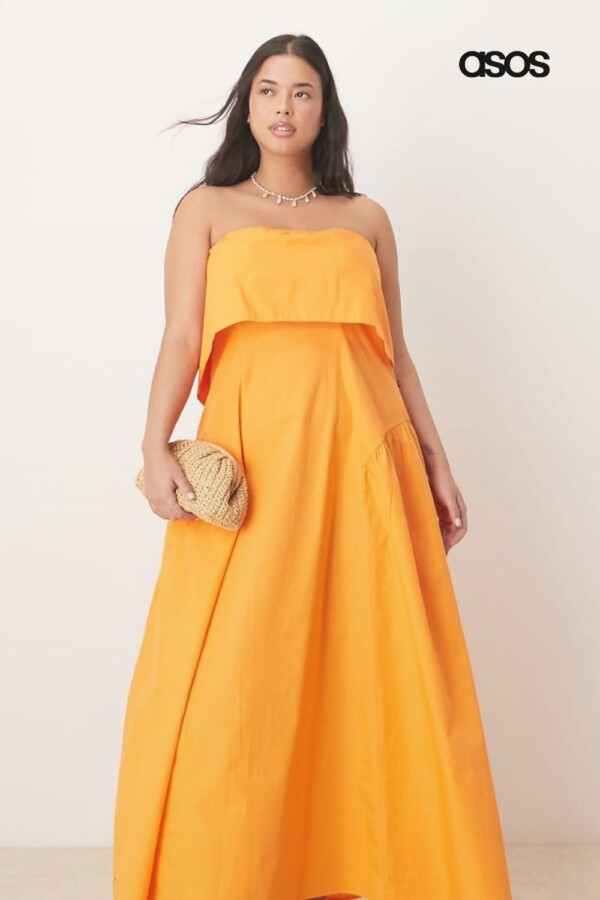 robe orange grande taille