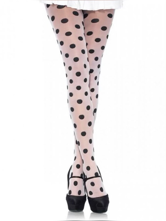 collants à pois